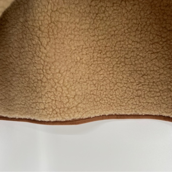 Tuckernuck Stella Shearling Quarter-Zip Pullover Jacket size Large - Picture 5 of 7